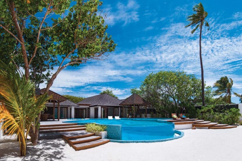 Lhaviyani Atoll Maldives: A Complete Guide to Three Stunning Atolls 3 Atmosphere Kanifushi Maldives Kanifushi Residence exterior with overwater villa and lagoon