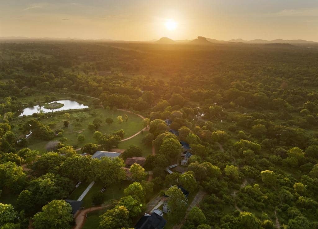 Where to Stay in Sri Lanka: Best Hotels by Travel Style 29 pool and bungalow at Ayugiri Ayurveda Wellness Resort Sigiriya with garden