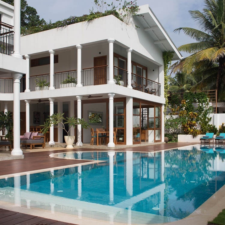 Ginger Palm Villa Hiriketiya horseshoe bay south coast boutique family villa