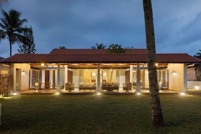 Best Hotels in Galle: From the Fort to the Coast — All Budgets 6 Oruva Beachside Villa near Galle with direct sea access and tropical coastal garden
