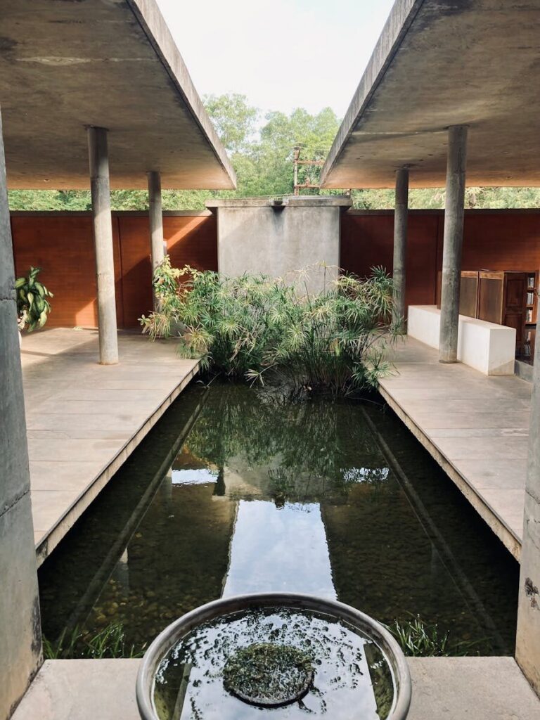 Sri Lanka West Coast: Colombo, Negombo & Your Gateway to the Island 7 Geoffrey Bawa-designed interior with lush tropical courtyard in Colombo