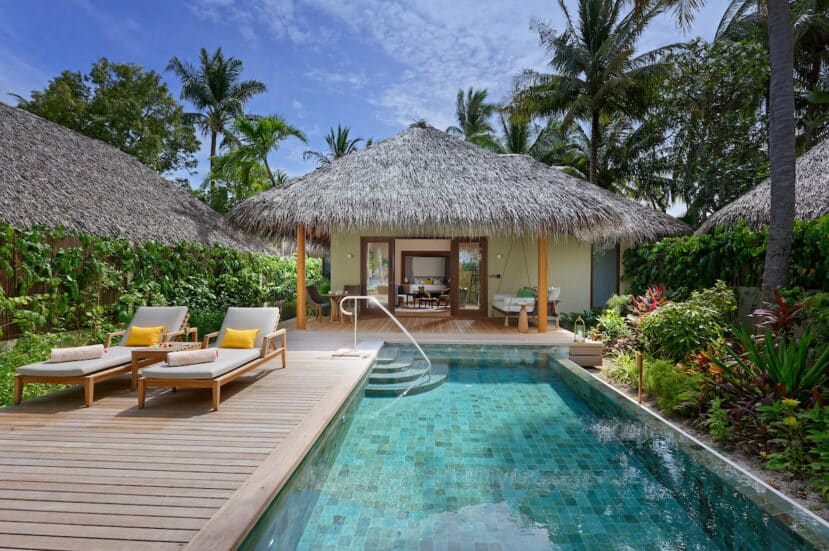 How to Choose the Best Atoll in Maldives: A Complete Area & Stay Guide 5 Baros Maldives North Malé Atoll residence poolside with private pool and ocean view