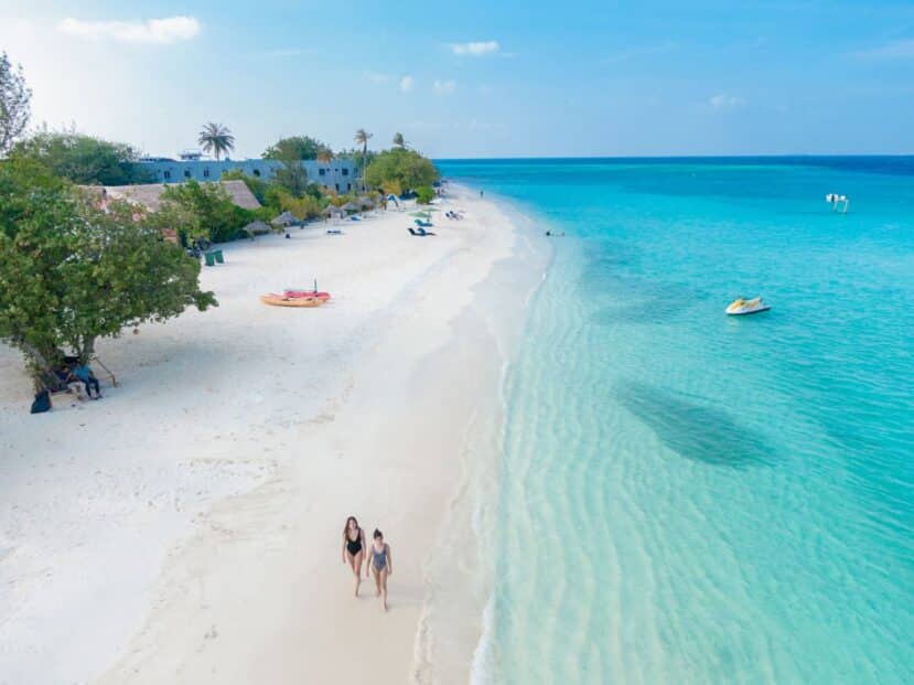 Southern Atolls Maldives: Your Complete Guide to Gaafu, Laamu, Thaa & Beyond 11 Vashafaru island Haa Alifu Atoll wide white sand beach with turquoise water