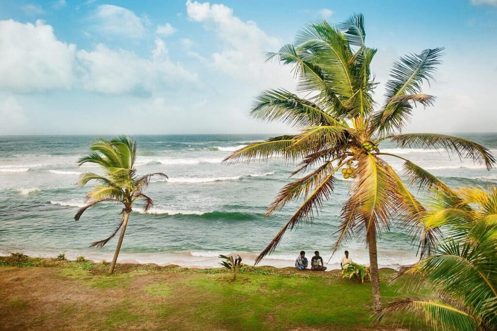 Northern Sri Lanka: Culture, Travel & What to Expect 6 Casuarina Beach near Karainagar on Jaffna Peninsula with calm water and palm trees