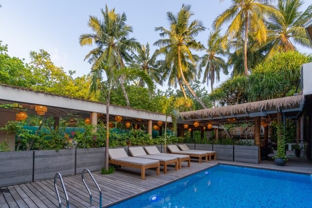 Best Hotels on Local Islands in Maldives (By Budget): Complete Guide for 2026 20 ARIA Beach eco hotel Ukulhas with freshwater pool next to shark observation point