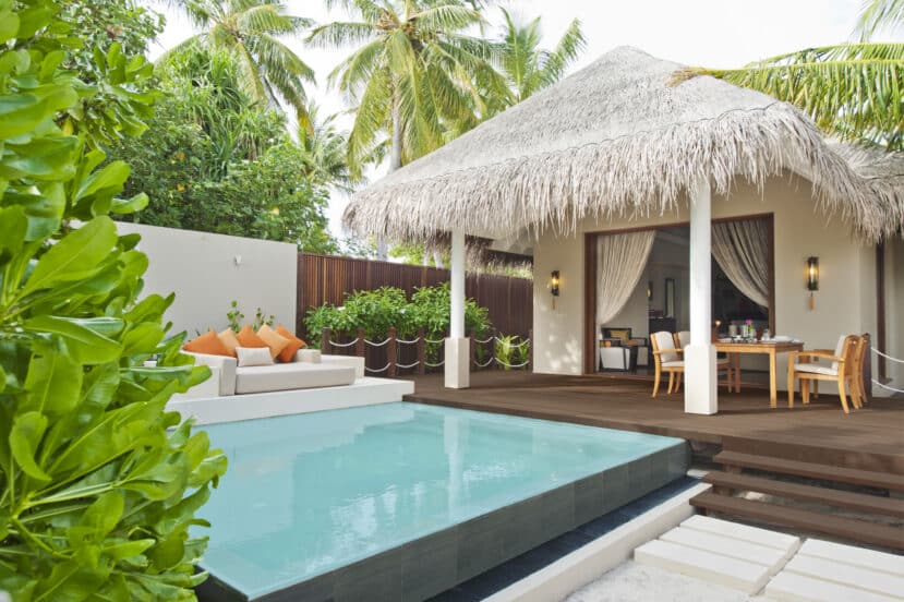 How to Choose the Best Atoll in Maldives: A Complete Area & Stay Guide 22 Ayada Maldives Gaafu Alifu beach suite exterior with private pool southern Maldives