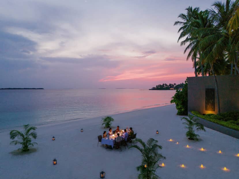 How to Choose the Best Atoll in Maldives: A Complete Area & Stay Guide 18 Cheval Blanc Randheli Noonu Atoll gala dinner on private island beach at night