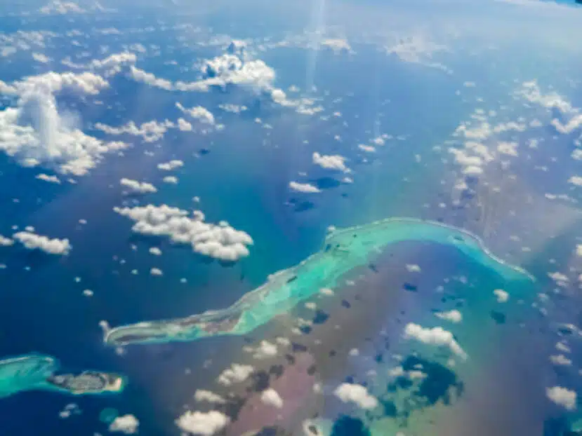 How to Choose the Best Atoll in Maldives: A Complete Area & Stay Guide 21 Gaafu Alifu Atoll Maldives aerial view of southernmost atoll with Ayada and Park Hyatt