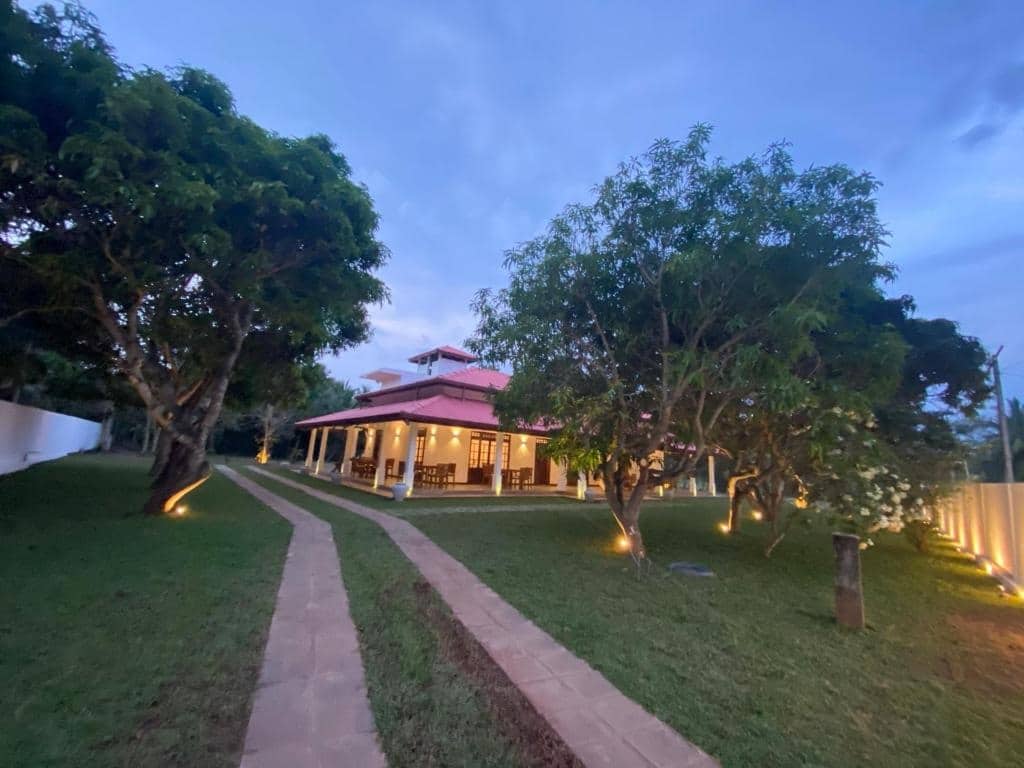 Sri Lanka Cultural Triangle: Ancient Cities, Temples & Where to Stay 9 Hummingbird Leisure Villa Anuradhapura Sri Lanka welcoming guesthouse garden exterior