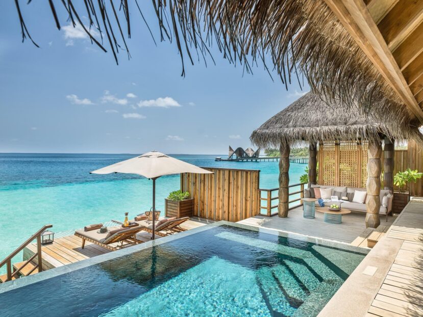 Baa Atoll Maldives: The Complete Guide to Baa and Raa Atoll 15 JOALI Muravandhoo Raa Atoll overwater water villa with pool terrace and lagoon