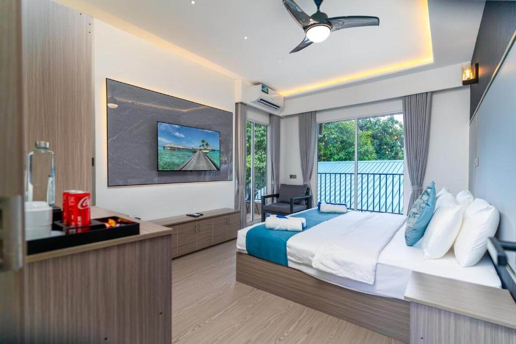Best Hotels on Local Islands in Maldives (By Budget): Complete Guide for 2026 21 Madi Maldives Ukulhas beachfront guesthouse with modern rooms and garden