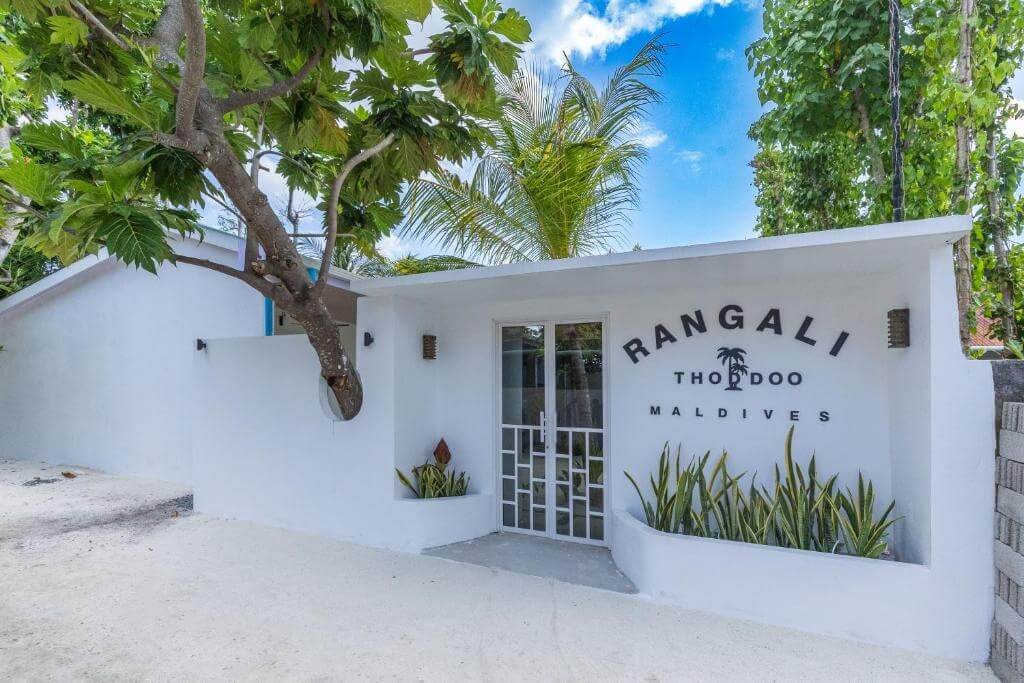 Best Hotels on Local Islands in Maldives (By Budget): Complete Guide for 2026 29 Rangali Thoddoo Maldives guesthouse with island garden and comfortable exterior