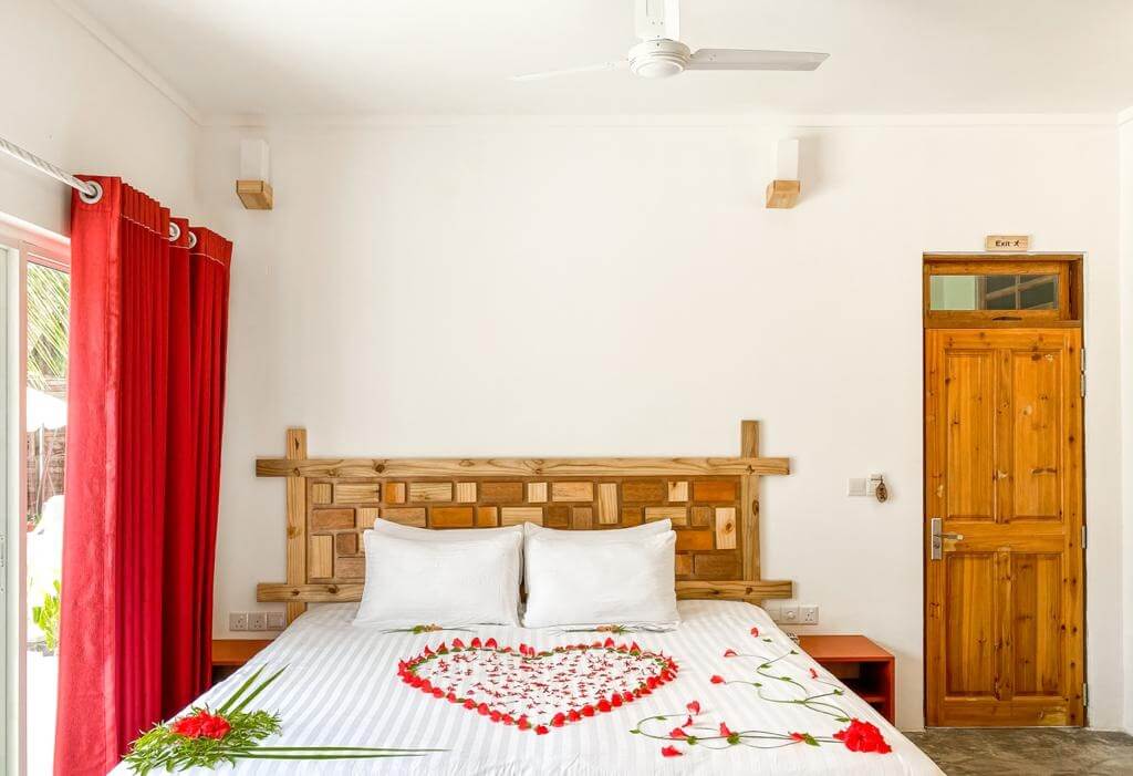 Best Hotels on Local Islands in Maldives (By Budget): Complete Guide for 2026 34 Shallow Lagoon Rasdhoo guesthouse with lagoon view and tropical setting