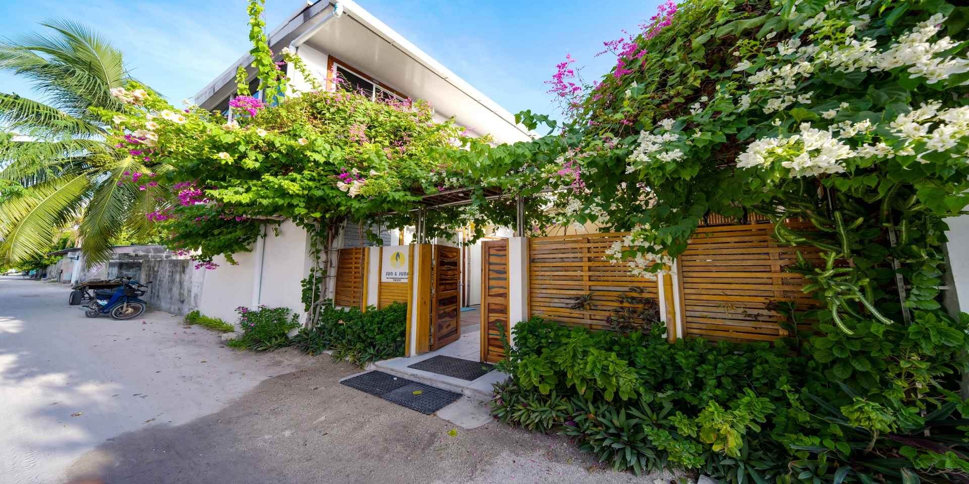 Thulusdhoo Maldives: The Best Local Island for Surfing, Budget Stays & Easy Island Life 8 Surf and Sun Thulusdhoo guesthouse with surf-friendly setup and social atmosphere