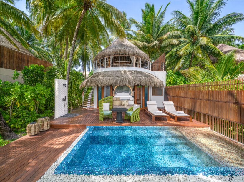 North and South Ari Atoll Guide (Alif Alif & Alif Dhaal): Resorts, Local Islands & Everything You Need to Know 6 W Maldives North Ari Atoll escape beach villa exterior with private ocean deck