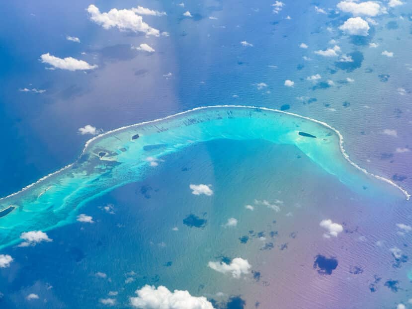 How to Choose the Best Atoll in Maldives: A Complete Area & Stay Guide 17 Noonu Atoll Maldives aerial view of ultra-luxury northern atoll with Soneva Jani