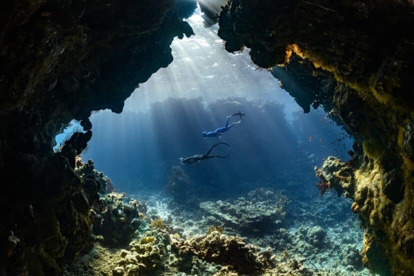 Southern Atolls Maldives: Your Complete Guide to Gaafu, Laamu, Thaa & Beyond 2 crystal clear underwater visibility southern Maldives coral reef with marine life